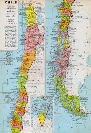 LAMINA V35953: Mapa de Chile