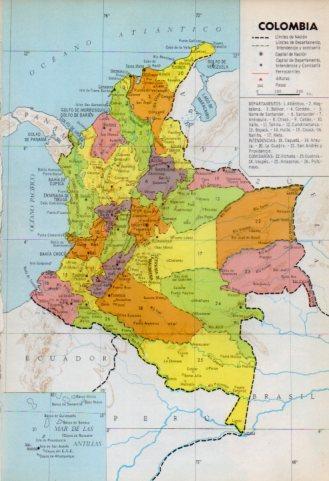 LAMINA V35952: Mapa de Colombia