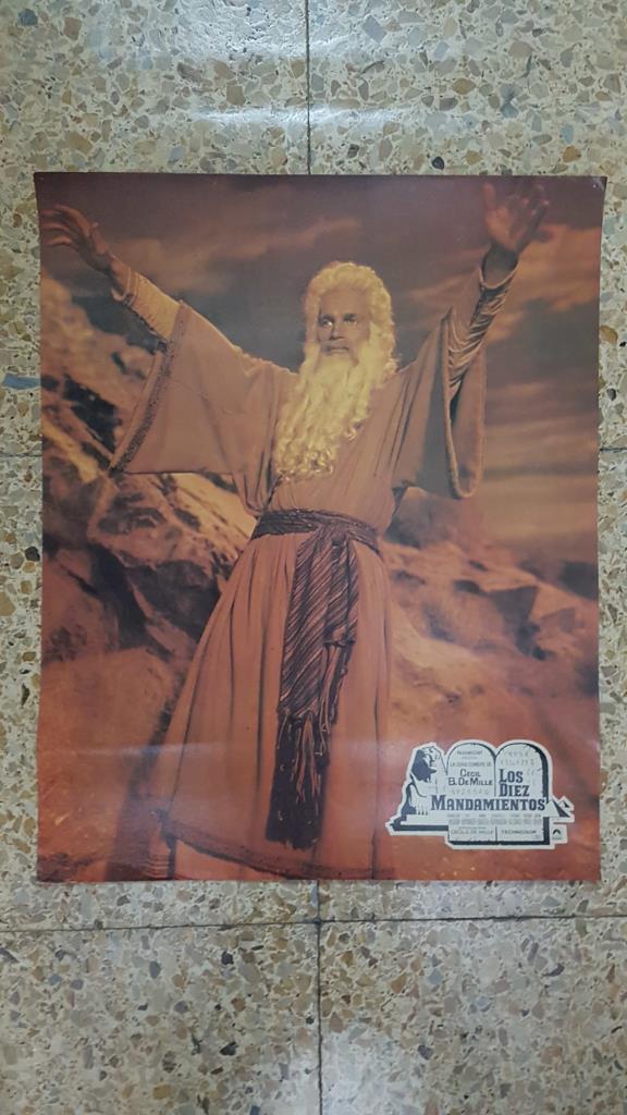 Poster cine: Los diez mandamientos de Cecil B de Mille, modelo 3