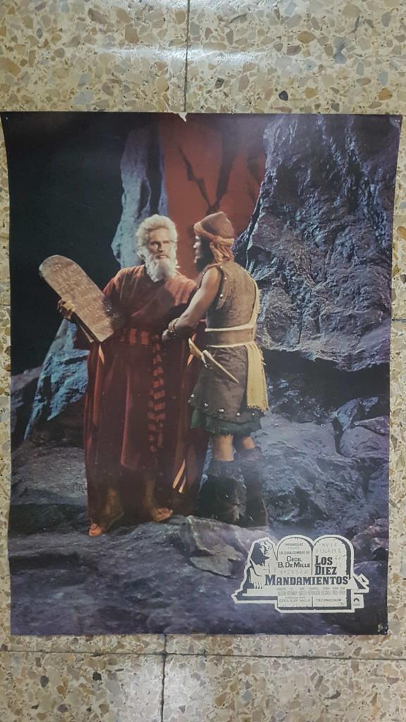 Poster cine: Los diez mandamientos de Cecil B de Mille, modelo 4