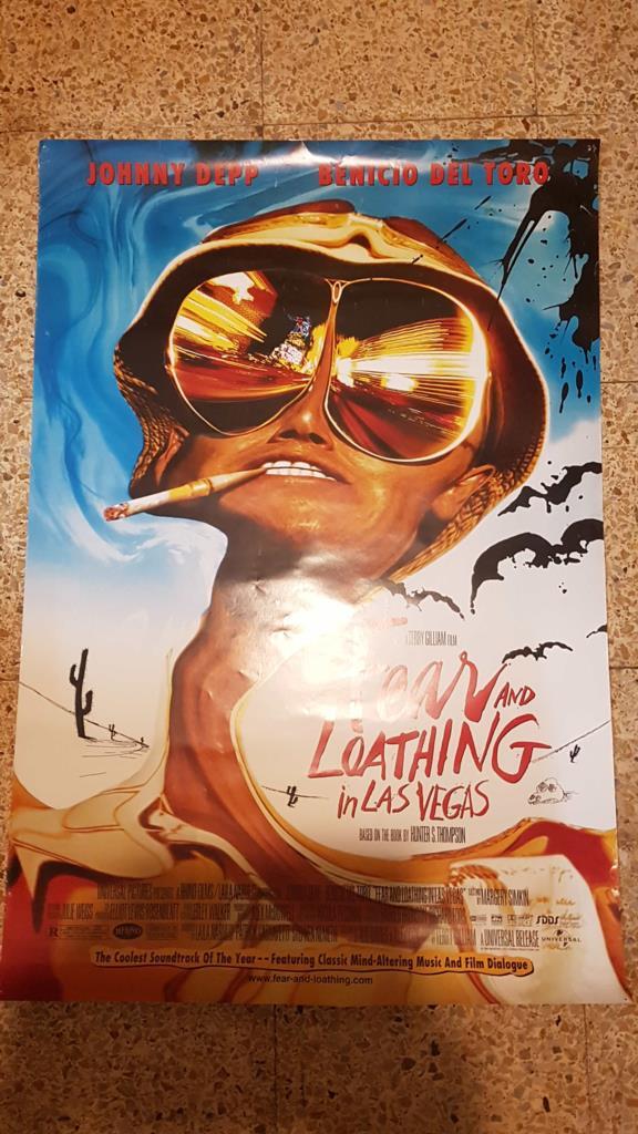 Poster cine: Fear and Loathing in las Vegas, un film de Terry Gilliam