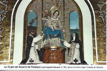 POSTAL L06093: La Virgen del Rosario de Pompeya en Valencia