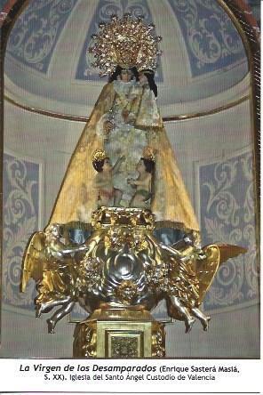POSTAL L06096:  La Virgen de los Desamparados en Valencia