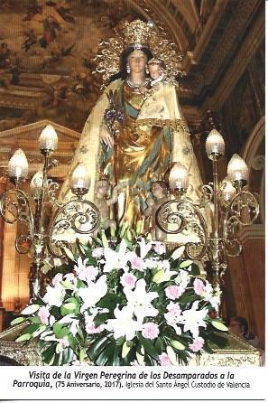 POSTAL L06097 : Visita de la Virgen Peregrina de los Desamparados a la Parroquia
