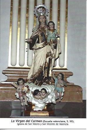POSTAL L06102: La Virgen del Carmen en Valencia