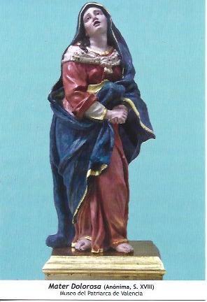 POSTAL L06104: Mater Dolorosa del Museo del Patriarca de Valencia