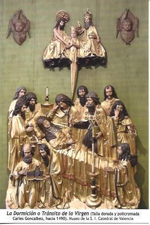POSTAL L06108: La Dormicion o Transito de la Virgen en la Catedral de Valencia