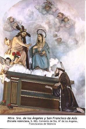 POSTAL L06090: Nuestra Señora de los Angeles y San Francisco de Asis en Valencia