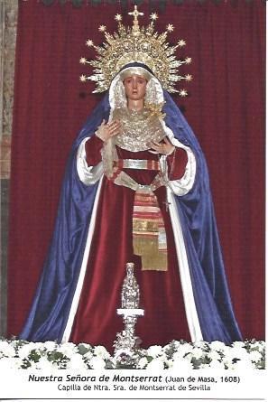 POSTAL L06067: Nuestra Señora de Montserrat en Sevilla