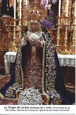 POSTAL L06068: La Virgen de Loreto en San Isidoro de Sevilla