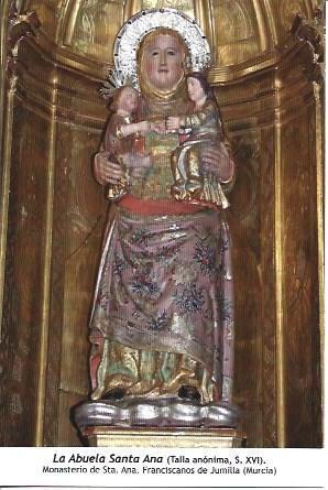 POSTAL L06073: La Abuela Santa Ana en Franciscanos de Jumilla, Murcia