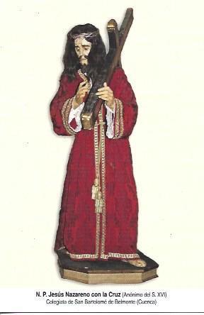 POSTAL L06078: Jesus Nazareno con la Cruz de Belmonte, Cuenca