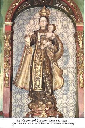 POSTAL L06085: La Virgen del Carmen de Ciudad Real