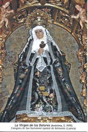 POSTAL L06077: La Virgen de los Dolores de Belmonte, Cuenca