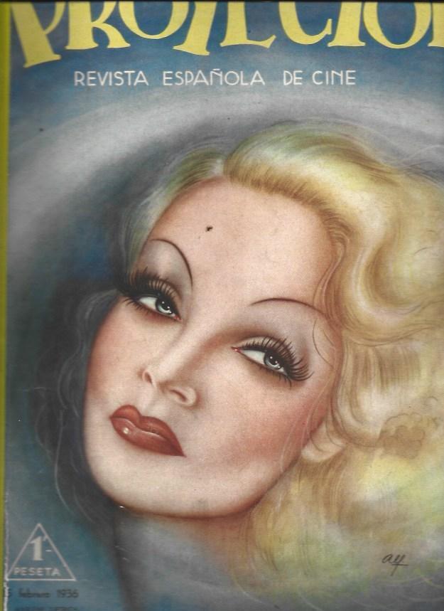 LAMINA 34723: Portada Proyector, 15 de febrero de 1936