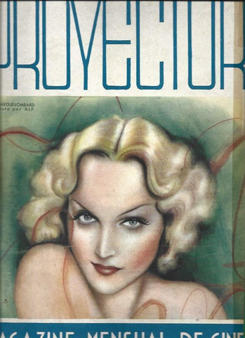 LAMINA 34853: Carole Lombard en la portada Proyector