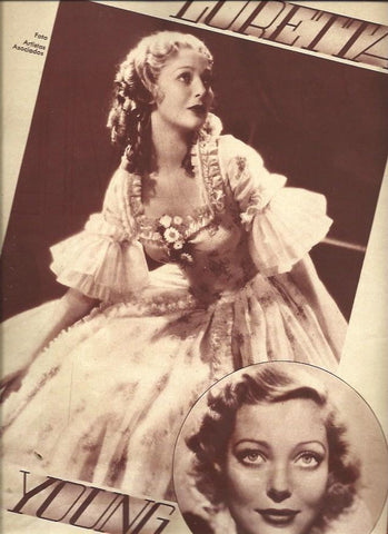 LAMINA 34837: Loretta Young