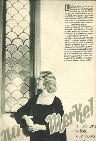 LAMINA 34815: Una Merkel en la ventana
