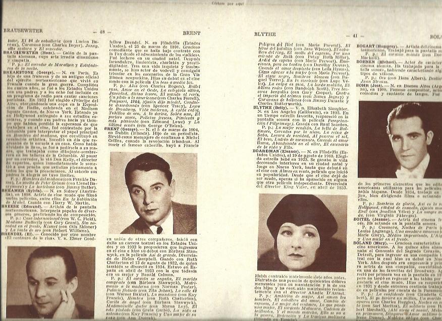 LAMINA 34822: El Brendel, George Brent, Eleanor Boardman y Jose Bohr