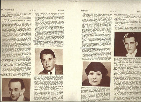 LAMINA 34822: El Brendel, George Brent, Eleanor Boardman y Jose Bohr