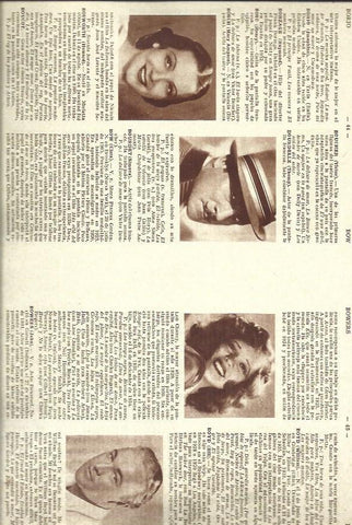 LAMINA 34823: Mary Amparo Bosch, Thomy Bourdelle, Clara Bow y Bill Boyd