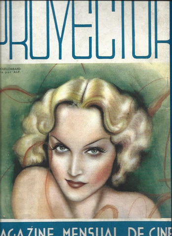 LAMINA 34824: Portada Proyector con Carole Lombard