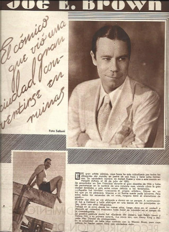 LAMINA 34894: Joe E. Brown