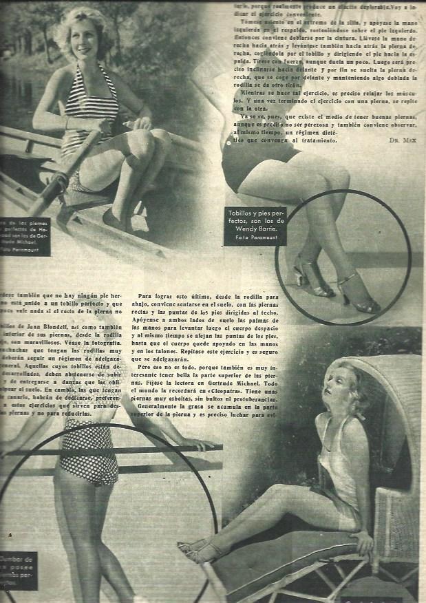 LAMINA 34880: Bellezas de piernas y pies
