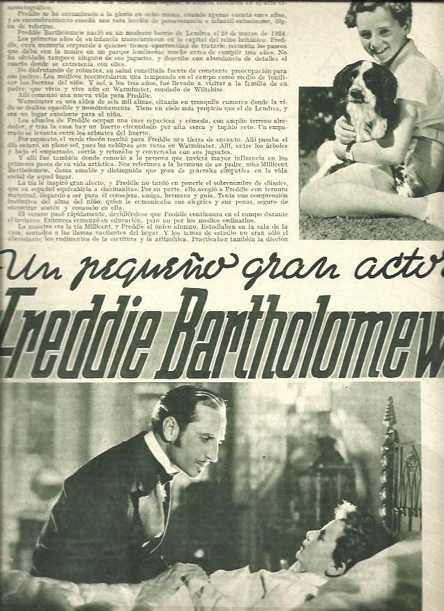 LAMINA 34814: Freddie Bartholomew