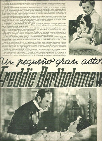 LAMINA 34814: Freddie Bartholomew