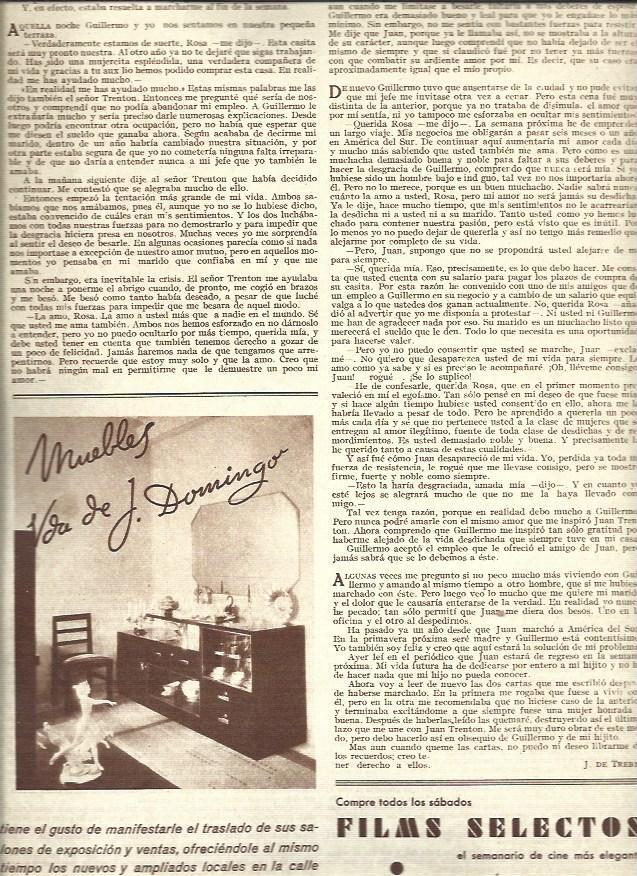 LAMINA 34748: Publicidad de Muebles Vda. De J. Domingo en Barcelona