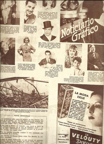 LAMINA 34751: Fotos de actores y publicidad de La Velouty de Dixor