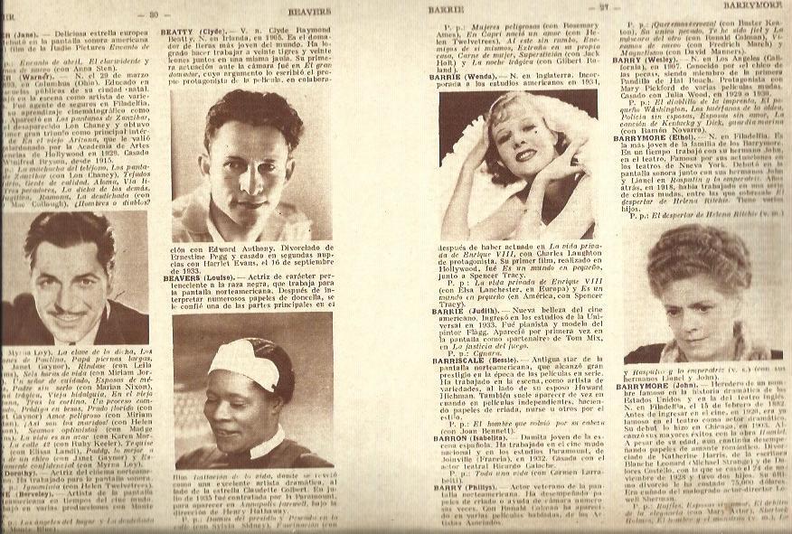 LAMINA 34754: Wonda Barrie, Warner Baxter, Loi¡uise Beavers y Ethel Barrymore