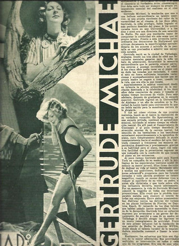 LAMINA 34746: Gertrude Michael
