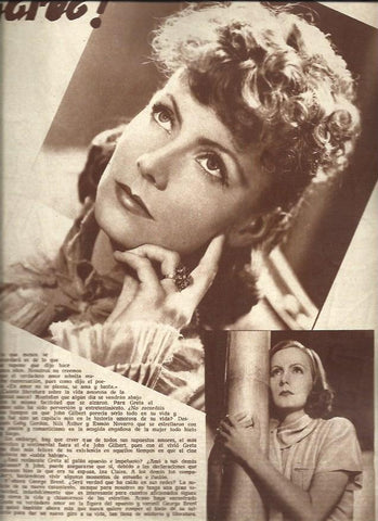 LAMINA 34759: Greta Garbo