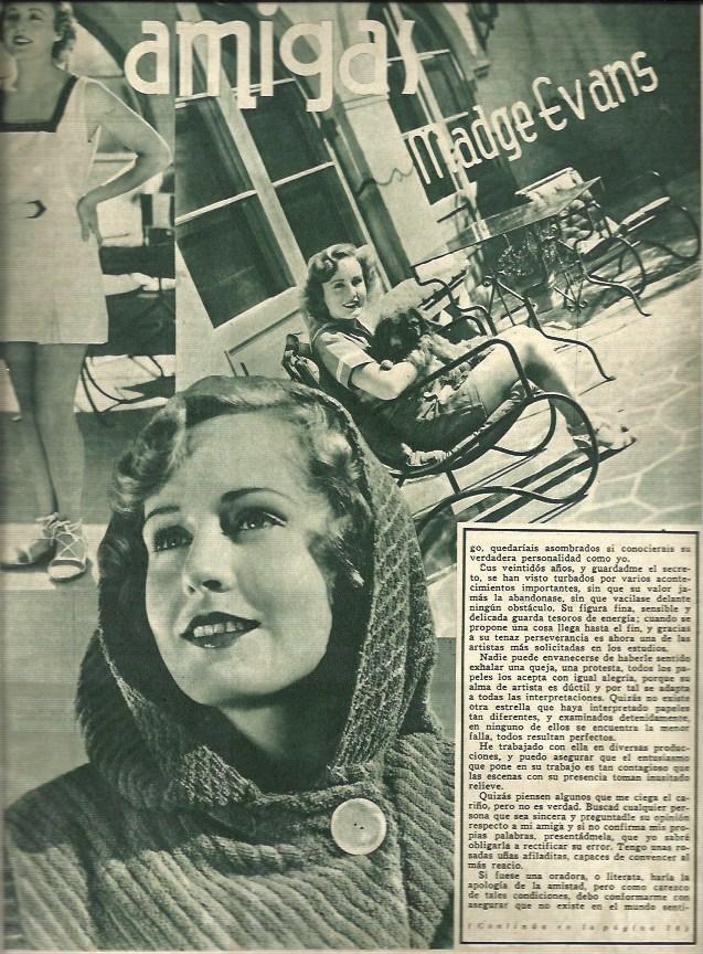 LAMINA 34745: Fotos de Madge Evans