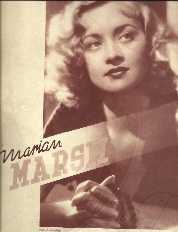 LAMINA 34737: Marian Marsh
