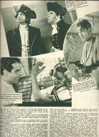 LAMINA 34793: Gary Cooper, Katherine Hepburn y Fred Mac Murray