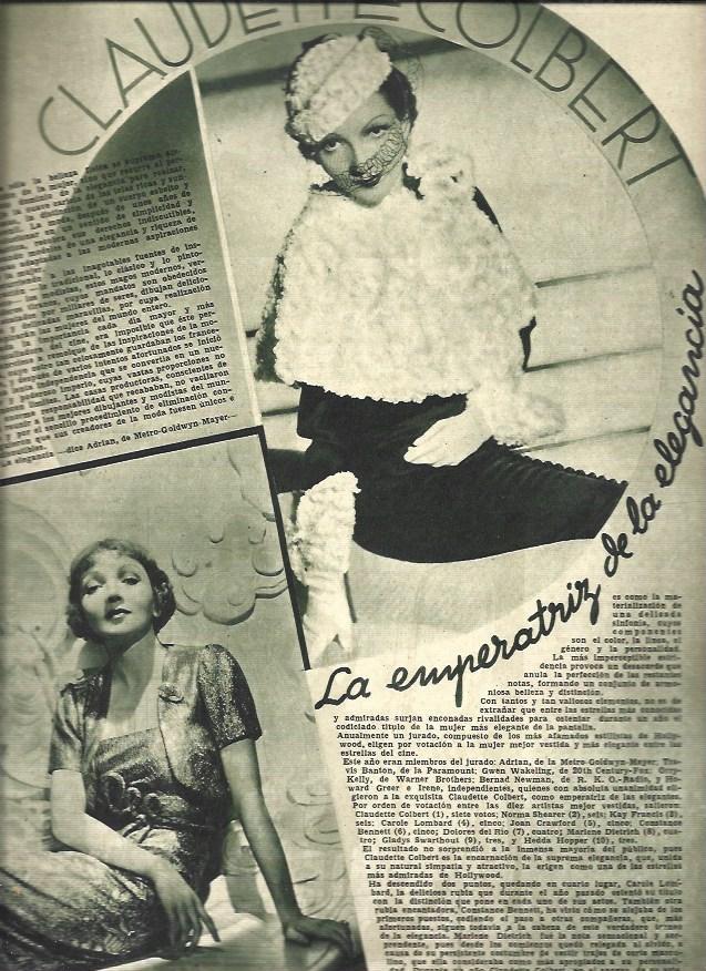 LAMINA 34809: Claudette Colbert
