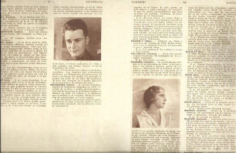 LAMINA 34788: Lew Ayres y Catalina Barcena