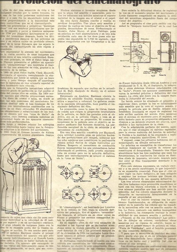 LAMINA 34781: Evolucion del cinematografo