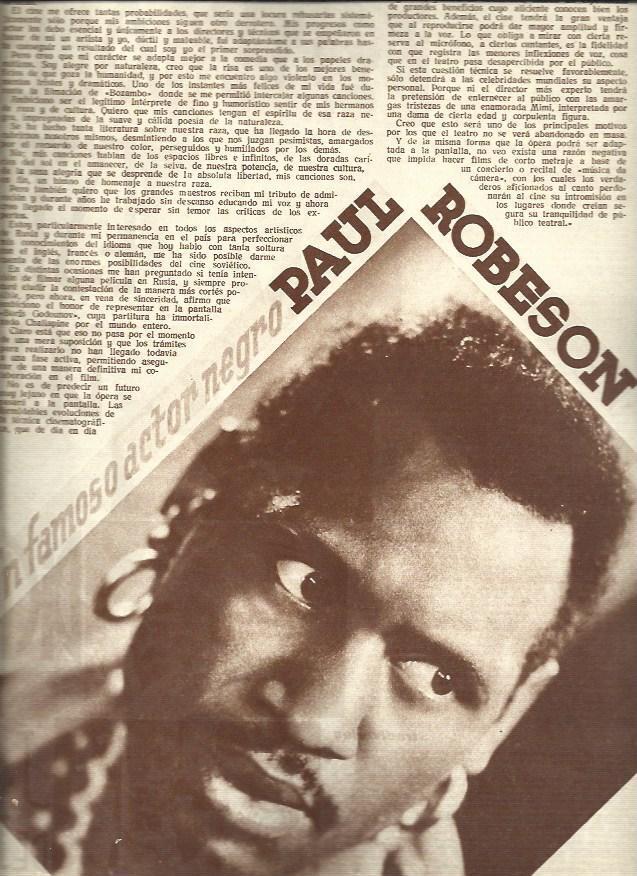 LAMINA 34782: Paul Robeson
