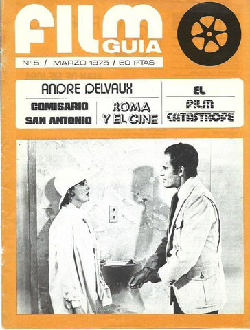 LAMINA 34903: Portada Film Guia, numero 5, marzo 1975