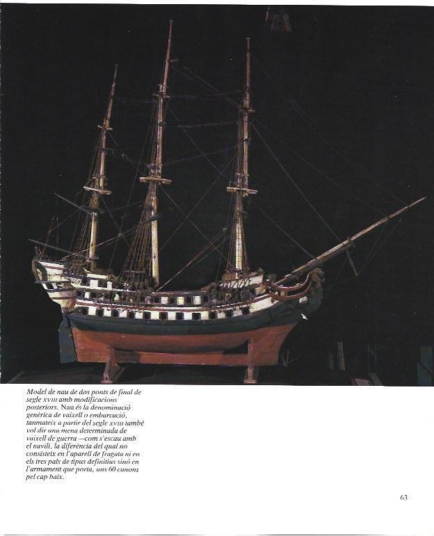 LAMINA 34967: Modelo de nave de dos puentes