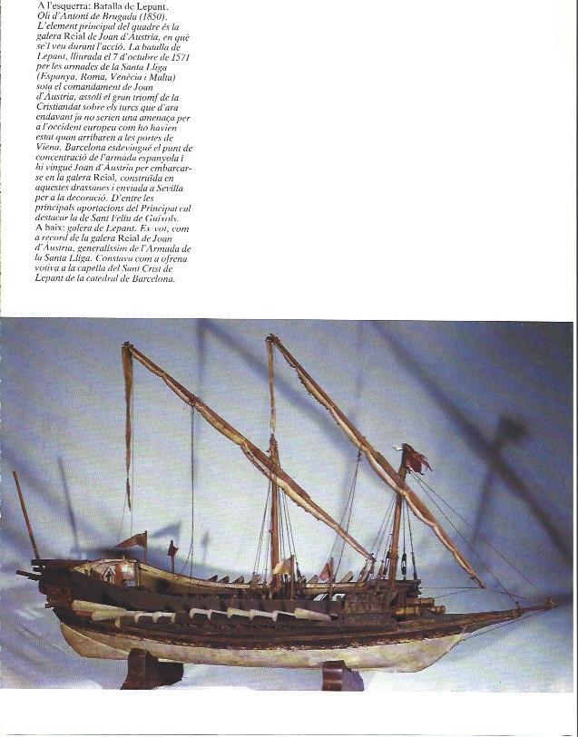 LAMINA 34965: Exvoto de la galera de Lepanto