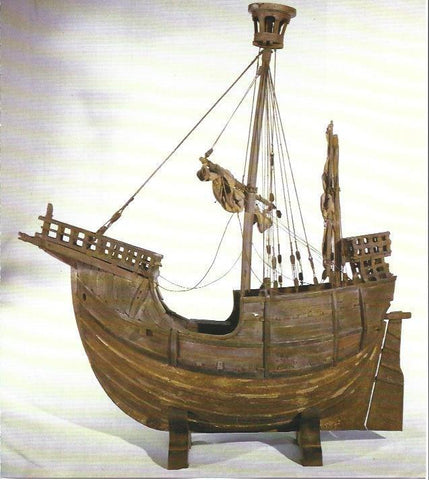 LAMINA 34962: Reproduccion de nave medieval