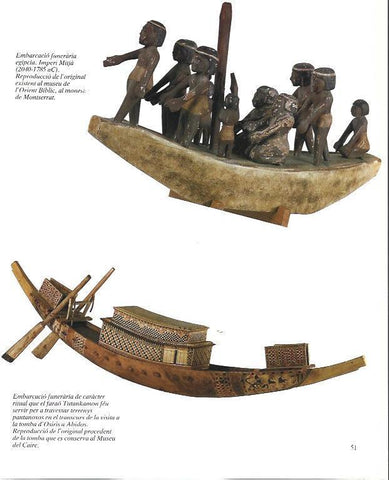 LAMINA 34961: Embarcacion funeraria del antiguo Egipto