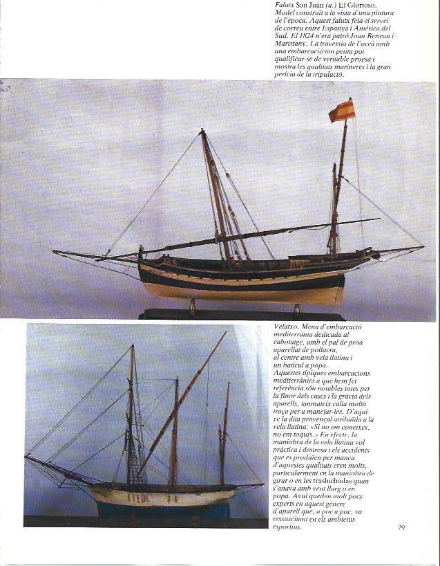 LAMINA 34975: Falutx Sant Joan y embarcacion de cabotaje mediterranea