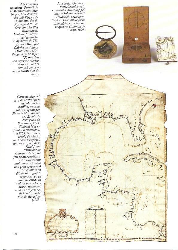 LAMINA 34980: Carta nautica del Golfo de Mexico