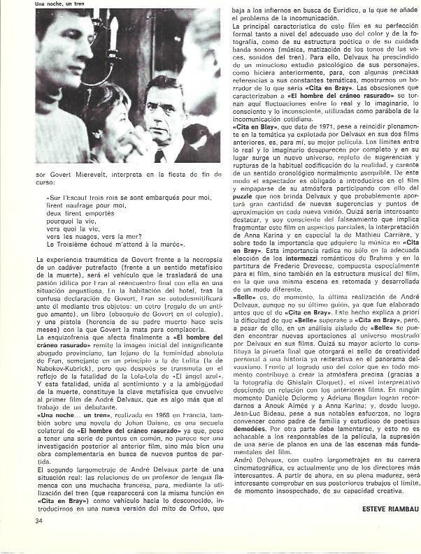 LAMINA 34919: Escena de Una noche, un tren